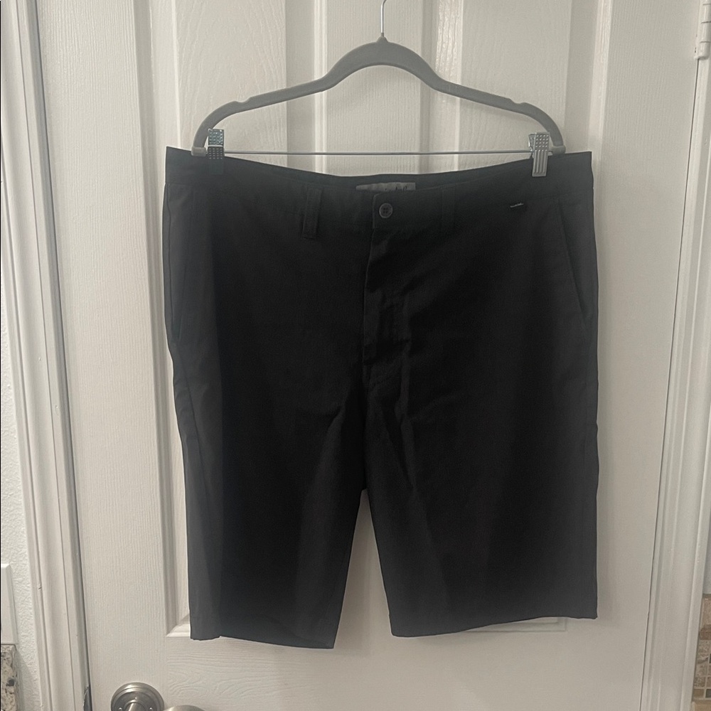 Travis Mathew Black Flat Front Men's Shorts